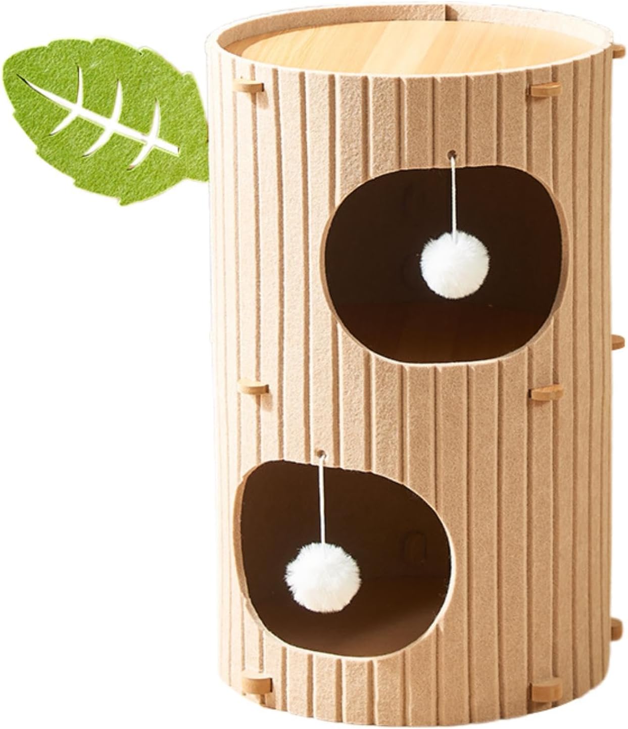 猫用クライミングフレーム ドリル穴 猫ハウス フェルト 猫用品 犬小屋 木の穴 デザイン 猫の巣 猫の木 ..