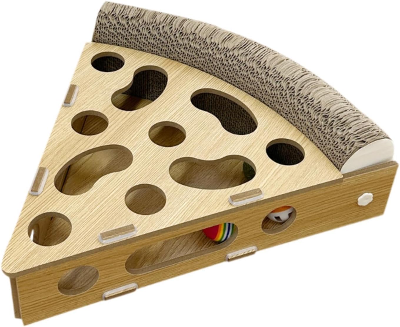 インタラクティブな猫のおもちゃパズル木製ボックスインタラクティブな猫のおもちゃ耐摩耗性木製猫迷路..