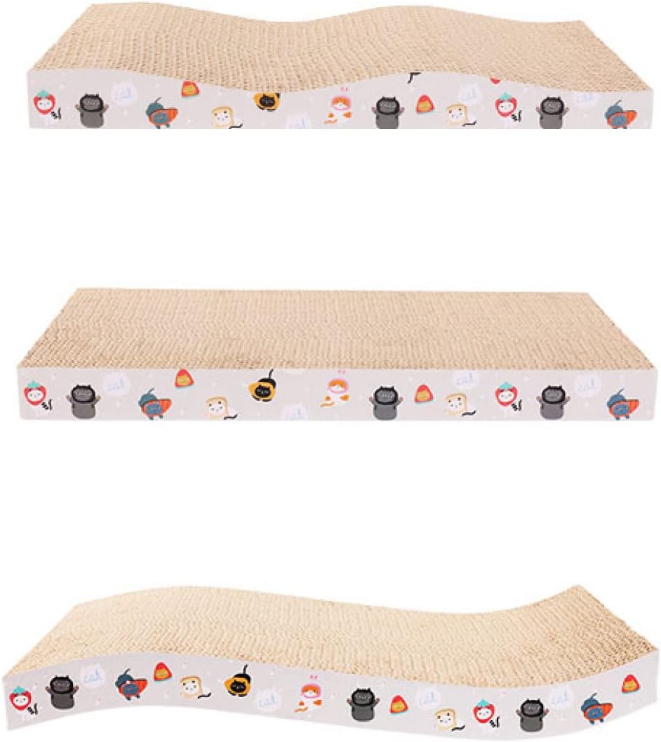 　　　 -------商品詳細------- ?【新品・拡幅版】 2面タイプ猫爪とぎ セット（猫 つめとぎ猫 爪とぎ 猫つめとぎ ねこ） ?【猫爪とぎ板・材料】高密度の段ボール材料を使い、圧縮性が強くて、曲げにくくて、ネコの肉球に傷つけありません。100％再生利用できる段ボールに作られ、非毒性の接着剤、環境にも優しいです。（猫 つめとぎ ダンボール猫の爪とぎ） ?【猫爪とぎ板・多機能】研いでよし、遊んでよし、寝てよし：一台3役の猫つめとぎダンボールベッド、猫のおもちゃ、猫ベッド、休憩ソファー。爪研いだり、遊んだり、疲れたり、上で寝たり、ゆっくりくつろぎできるねこ爪とぎベッド、段ボール。家の家具などを猫の爪とぎ天性から守ってくれる猫爪とぎ板（猫 爪とぎ ダンボール爪研ぎ 猫） ?【爪磨き・新設計】新しいデザインになった猫爪磨きは曲線に体をぴったりつけ安定した体勢がとれます。猫ちゃんの専用の丈夫な爪とぎとして、ストレス解消でき、本能を満たします。適度なカーブがあるので、猫は体の痒み部分に使用します。（猫 つめ とぎ 人気） ?【爪磨き・新設計】新しいデザインになった猫爪磨きは曲線に体をぴったりつけ安定した体勢がとれます。猫ちゃんの専用の丈夫な爪とぎとして、ストレス解消でき、本能を満たします。適度なカーブがあるので、猫は体の痒み部分に使用します。（猫 つめ とぎ 人気） undefined説明 原材料：板紙、段ボール?懐かしいシリーズ 猫の遊び場♪?猫爪とぎ板だけでなく、猫ベッド、猫ソファーとしても使えます。?猫が爪研いだり、楽に遊んだり、ゆっくり寝ることができます。?家具やソファーなどを引っ掻き傷から避けることができます。?クズが散れなくてお掃除簡単です。最新のデザインで、とても可愛いです。【頑丈＆耐久】耐久性に優れる素材は環境にも優しく、リサイクル可能です。本製品の部材は一つ一つ強く粘着されます。ほかの粘着されていない安い製品よりもっと頑丈で耐久です。また、爪とぎの際にネコの肉球に傷つけません。【3 in 1多機能猫爪とぎ】猫の爪とぎだけでなく、猫ベッド、猫ソファー、猫ハウスとしても使えます。爪研いだり、楽に遊んだり、上で寝たり、ゆっくり休憩できるネコのベッドです。多頭飼いへおすすめです。この爪とぎは家の面白い風景となります。ネコもこの可愛いハウスに気に入ってもらえるでしょう。【高密度な段ボール】素材は高密度な段ボールを採用して、丈夫で耐久性が優れています。 両面使用可能で、お買い得です。 また、原料は安全で無色無臭で、安心にご使用いただけます。使用後リサイクルもできますので、環境にも優しいです。※撮影時の状況や実際の物と素材感が若干異なって見える場合がございます ※測量の方法等によって、若干の誤差が生じる場合がございます、予めご了承ください。「品?保障」- 弊社の商品は100％の品質保障あり、ご安心に購入してください。出荷する前には商品をしっかりと検品しました。万が一商品に初期不良を発生した場合は、無料交換・返品できます。手順：[注文履歴] ⇒ [出品者に連絡する]。またなにか不満足があれば、お気軽にメールでご連絡ください、素早くに対応いたします。