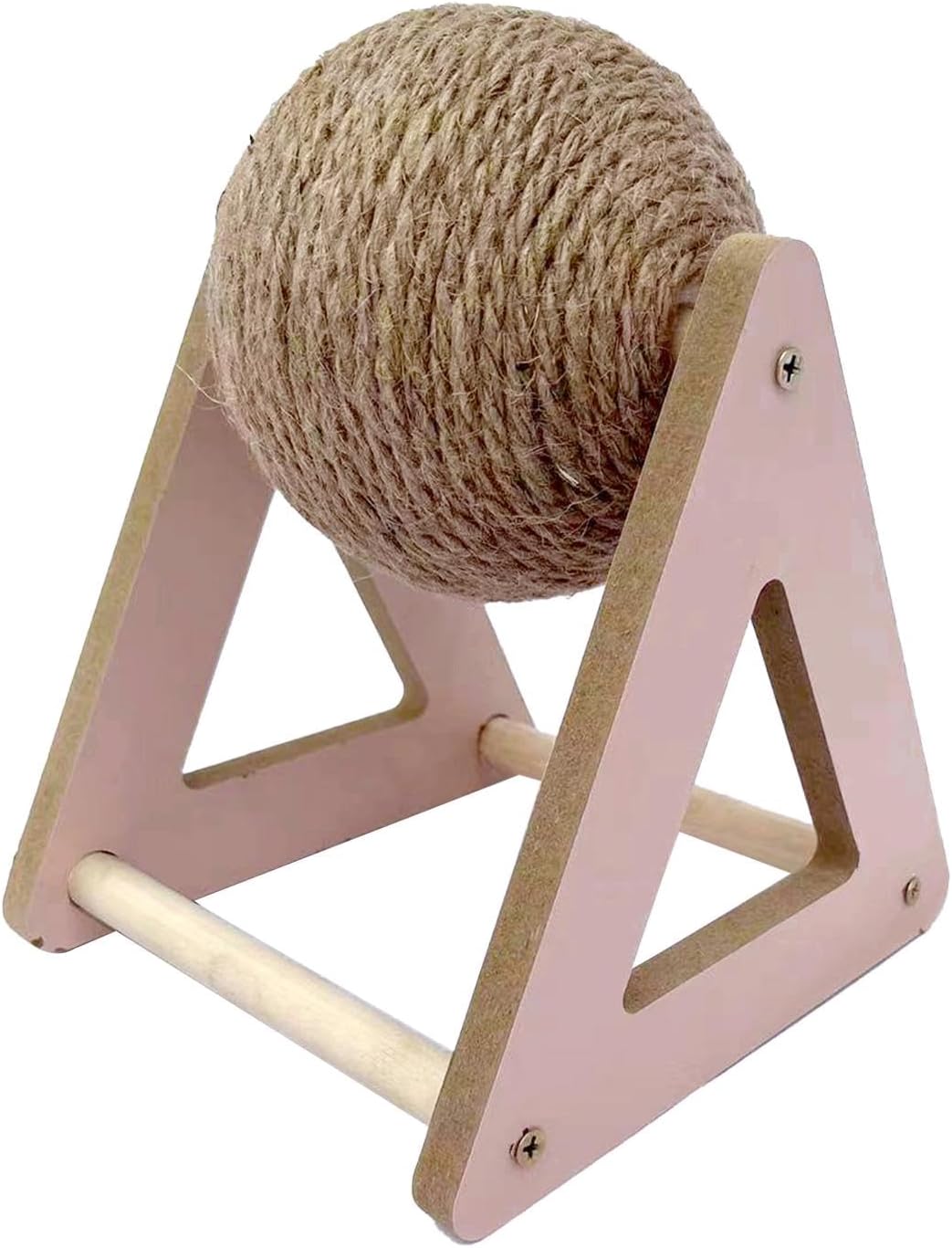 猫スクラッチ回転可能ボール耐摩耗性インタラクティブサイザル麻ロープボール家具プロテクター猫スクラ..