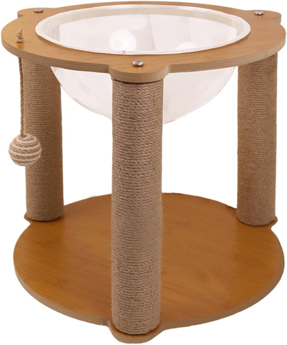 宇宙カプセル 猫用ベッド 寝床 巣 木製 プレイコンドミニアムハウス 子猫用ベッド 猫用ハンモック あら..