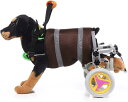 犬用車椅子 後ろ足用 小型 調節可能 犬用車椅子 後ろ足リハビリテーション用 高級ペット/猫/犬用車椅子 後ろ足用 (色 : グレー) (グレー)