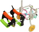 犬用車椅子 - 小型犬用 ステンレススチール製カート ペット/猫用 犬用車椅子 後足リハビリ 獣医師承認済み - 後ろ足用車椅子 (サイズ: M) (Xxs)