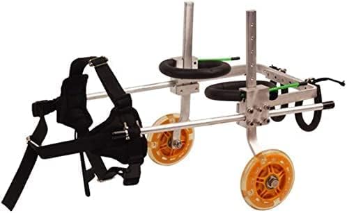 犬用車椅子 後ろ足用 犬用カート ペットの練習、リハビリ、四肢障害、歩行、大型子犬に最適 調節可能 2..