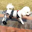 犬用車いす 折り畳み式犬用車椅子(ソフトショルダーストラップ付き)、金属フレームペットリハビリテーションカート(猫・犬・子犬用)、ホイールローリングサポートツー...