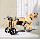 調節可能な犬用カート/車椅子、後脚用車椅子軽量、ペット用車椅子、身体の不自由な犬に適した犬用車椅子、後脚運動車両、2輪後脚リハビリテーション (Size : X...
