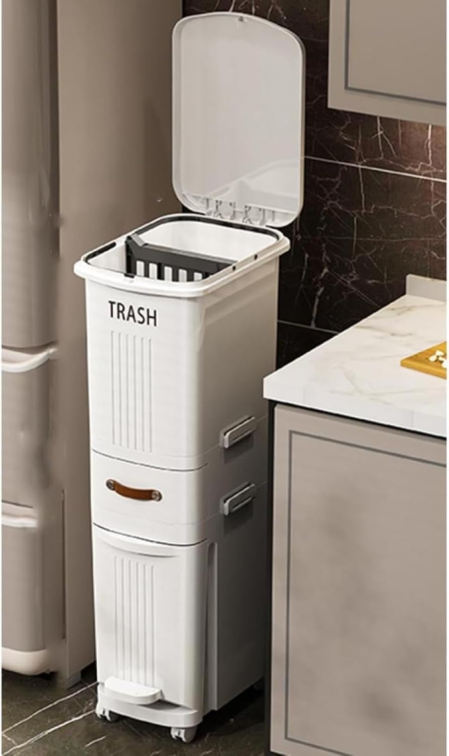 ゴミ箱分別ごみ箱おしゃれふた付き3...