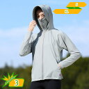 UVパーカー UVカット パーカー 指穴 UPF50+ 涼しい 薄手 接触冷感 吸水速乾 レディース ラッシュガード 長袖 フード付き 日焼け防止 UV対策 夏 体型カバー 自転車 ハイキング 通勤 山登り アウター ラッシュパーカー gotofunny
