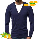 Tシャツ生地 カーディガン メンズ 男性用 トップス ニットカーディガン ニット Vネック カーデ リブニットカーデ カーデ ニット 薄手 無地 ビジネス 長袖...