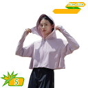 日焼け止め服 レディース 長袖 フード付き ラッシュパーカー レディース ラッシュガード UVカットガード 長袖 指穴つき 冷感 コート 薄手 体型カバー 日焼け対策 紫外線対策 UPF50+ 速乾 軽量 運動 自転車 ビーチウエア gotofunny