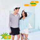 冷感&UVカットパーカー ラッシュガード メンズ レディース 夏 ラッシュパーカー 長袖 広いつば ジップアップ UPF50+ 日焼け対策ウェア 速乾 通気性 接触冷感 日焼け防止 服 冷房対策 羽織り ゆったり UVパーカー gotofunny
