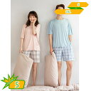 パジャマ レディース メンズ トップス パンツ ルームウェア 上下セット ショートパンツ 薄手 半袖 半ズボン 可愛い お洒落 無地 部屋着 寝巻き ゆったり ...