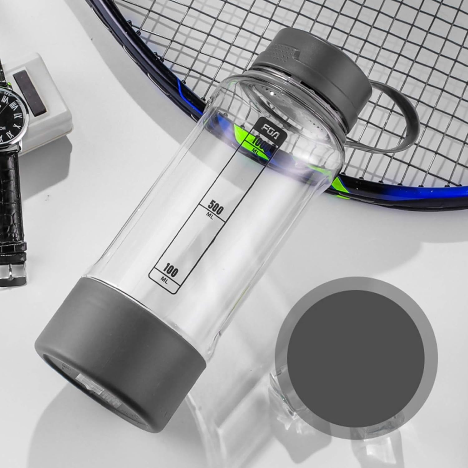 ウォーターボトル 水筒 大容量 1500ml 1000ml クリアボトル 直飲み クリア 耐熱 超軽量 男女兼用 耐衝..