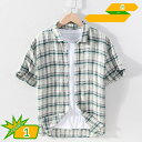 ワイシャツ メンズ 7分袖 夏もの 夏服 綿麻 リネシャツ 半袖シャツ ネルシャツ ボタンシャツ Yシャツ カジュアル 立ち襟シャツ 紳士服 夏物 体系カバー カジュアルシャツ 開襟シャツ トップス シンプル 無地 オシャレ gotofunny