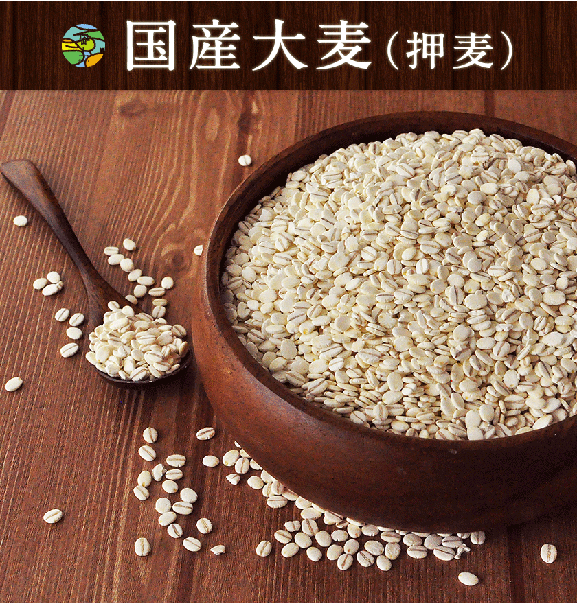 国産大麦（押麦）たっぷり950g 送料無料★大麦β-グルカンなど食物繊維が豊富★押麦(国産)★今話題の食物繊維ベータグルカンも含有《3〜7営業日以内に出荷(土日祝除く)》