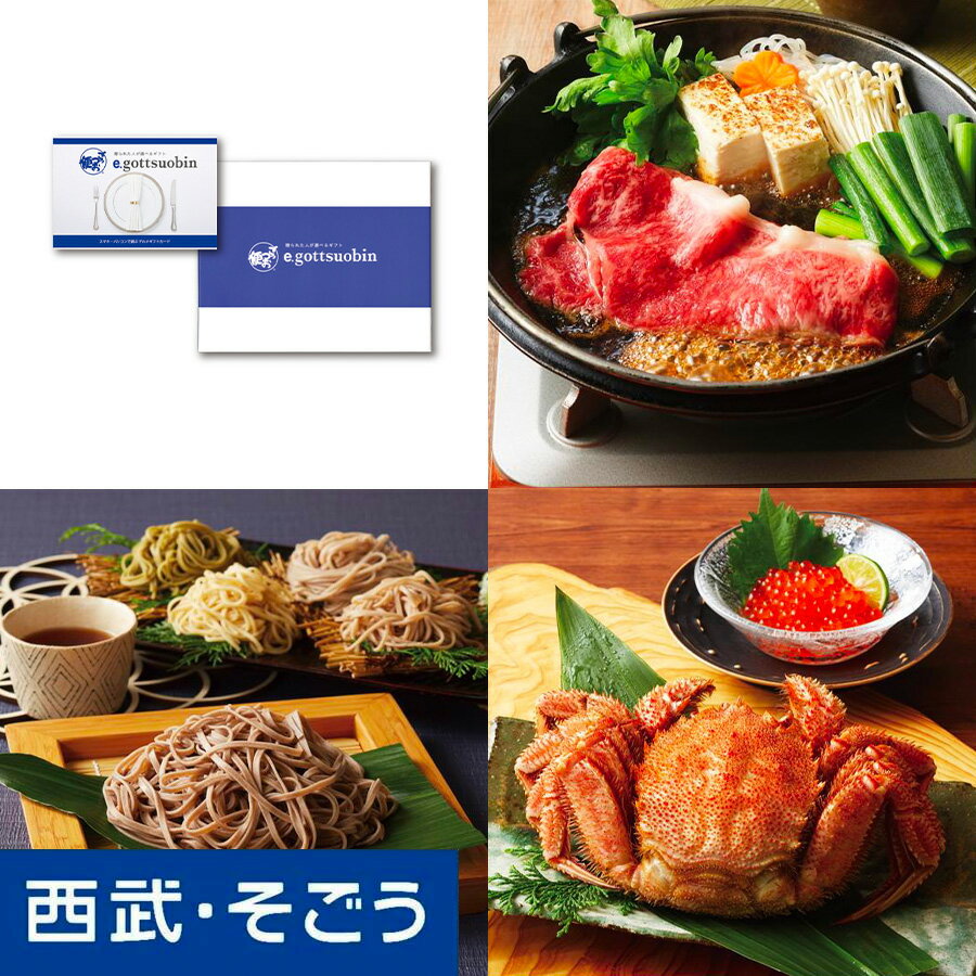 カタログギフト WEB注文 カード 百貨店ギフト 西武 そごう グルメ 送料無料 エコ 出産祝い 結婚祝い 結婚内祝い 誕生日 お祝 内祝い 快気 御礼 新築祝い 入学祝い 退職祝い 景品 賞品 お得 e.ごっつお便 父の日