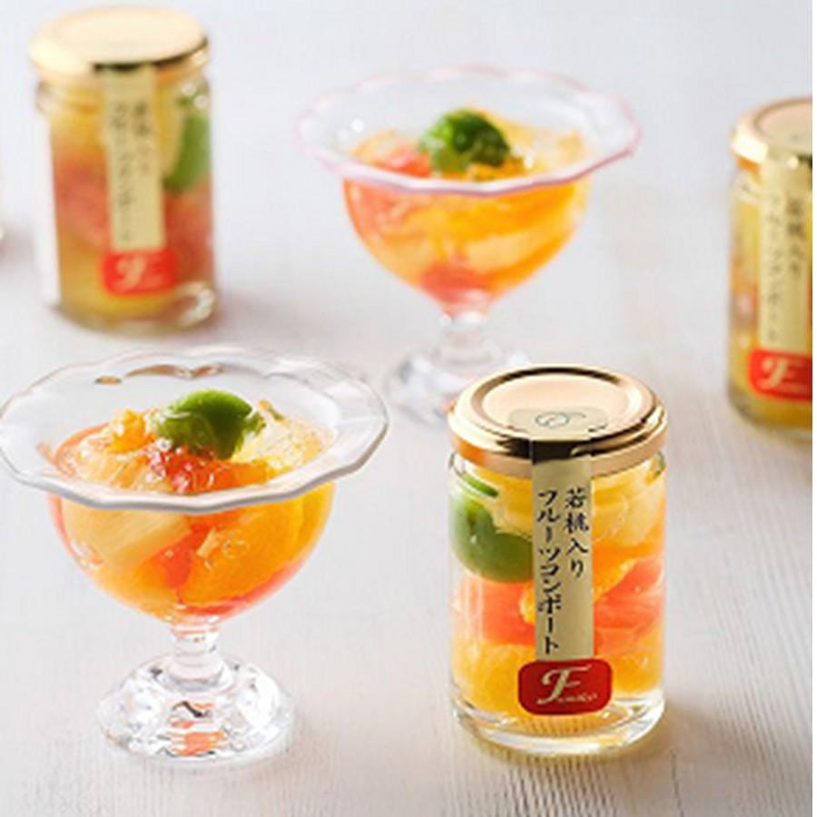 【10％offクーポン】お歳暮 冬ギフト 2025 フルーツコンポート ふみこ農園 若桃入りフルーツコンポート 6本セット 西武そごうごっつお便 期間限定12月16日迄販売