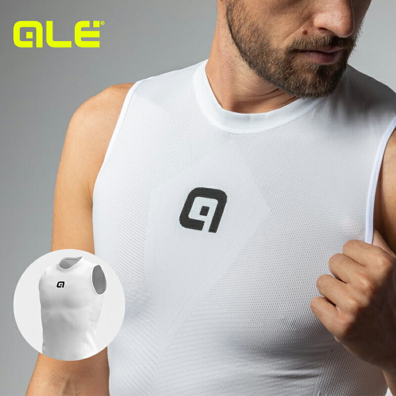 ALE(アレ)インナーシャツ ロードバイク 夏 [高機能 快適性] 速乾性 タンクトップ スポーツウェア インナー メンズ 自転車 メンズ サイクル(S1 SPRING SL BASELAYER/18540016)