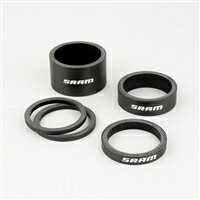 SRAM(スラム) Headset Spacer Set UD Carbon　(2.5mm x 2 / 5mm/10mm/20mm x 1)　White Logo