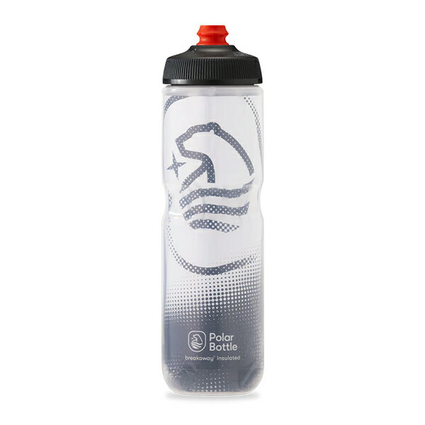 yX[p[Z[艿izPOLAR BOTTLE (|[ {g) Breakaway Insulated BIG BEAR@(24oz [W)@White/Charcoal