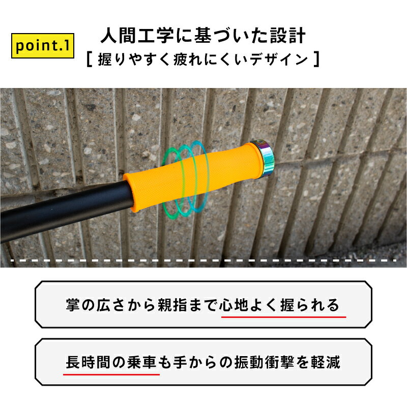 【あす楽】GORIX ゴリックス 自転車グリップ (GX-72) シリコングリップ・衝撃吸収・疲れ軽減・ロックオンタイプ・サイクルグリップ・オイルスリックリング