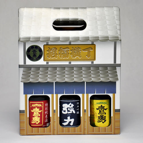 鷹勇 招福横丁セット 300ml×3本 日本酒 鳥取 地酒 ギフト お歳暮 父の日 お中元 大谷酒造 gottuou-10000158 鳥取人のごっつおう市場 サンプル画像2