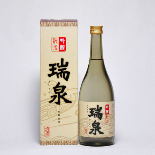 【父の日】【あす楽】【包装無料】瑞泉 吟醸純米 720ml 箱付 日本酒 鳥取 地酒 ギフト お歳暮 父の日 お中元 高田酒造場