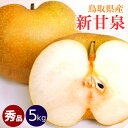 ★もうすぐ値上げ \梨王国鳥取/【予約】梨 新甘泉(しんかんせん)5kgセット(2L-3Lサイズ:14-18玉前後)鳥取県産 なし 和梨 ご贈答用 秀玉 送料無...