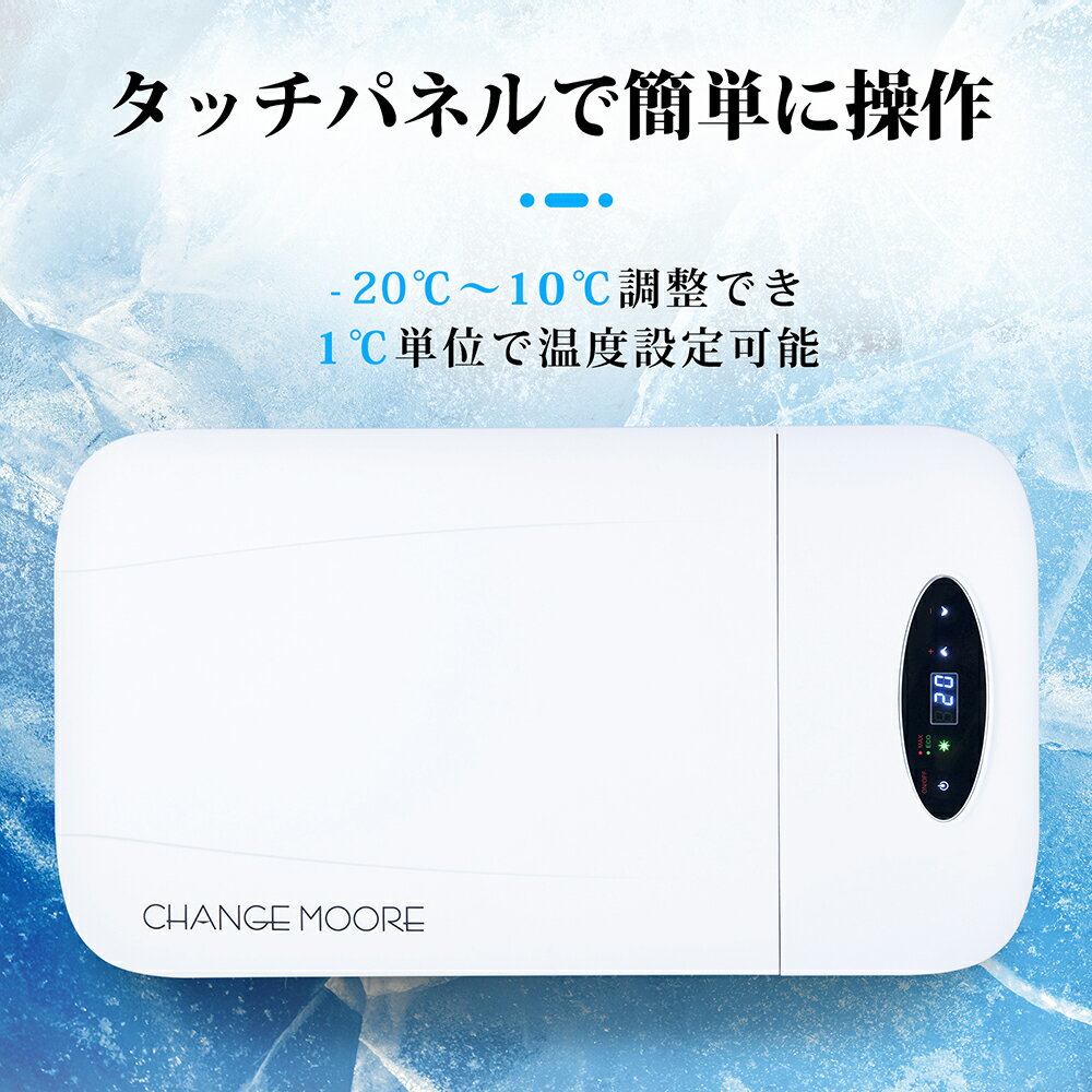 CHANGE MOORE ポータブル 車載冷蔵庫 12L 冷凍庫 -20～10℃ コンパクト ポータブル冷蔵庫 小型 静音 急速冷凍 車載用 省エネ 冷凍冷蔵庫 トラック コンプレッサー式 クーラーボックス AC DCコード アウトドア キャンプ 車中泊 BBQ 釣り ミニ冷蔵庫 車載家庭両用 PSE認証済み