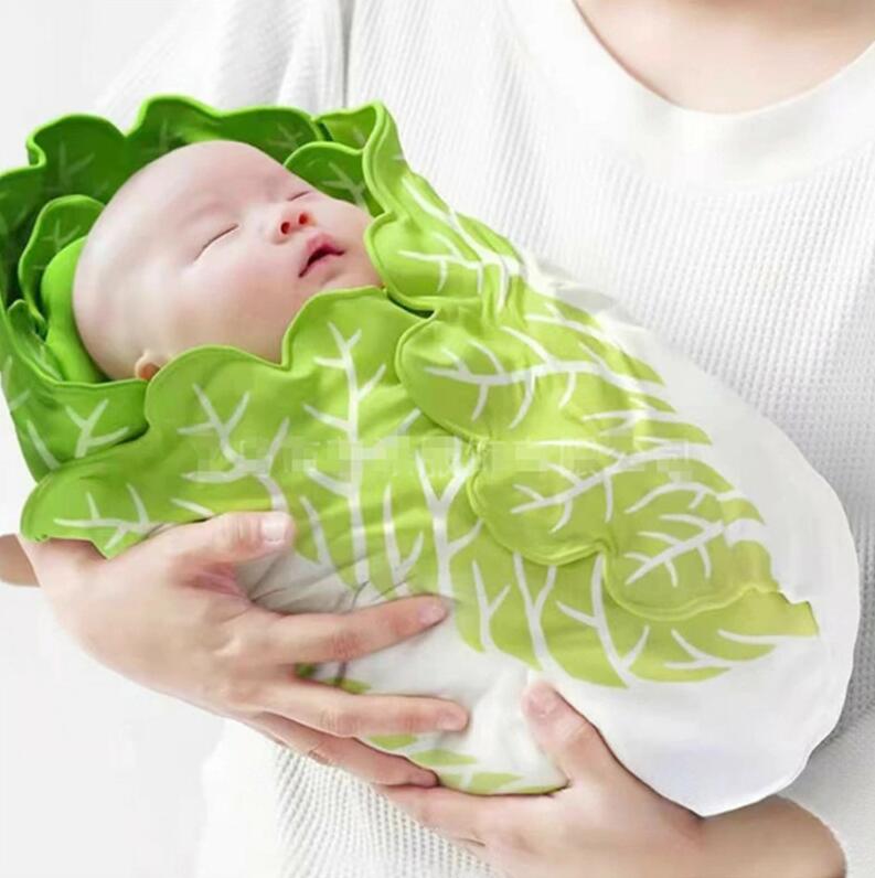 白菜 おくるみ 本物 おもしろ 新生児 野菜 ブランケット ベビー 赤ちゃん 出産祝い ニューボーンフォト 85*85cm 100*100cm 新生児 果物 ピザ おもしろ 毛布 写真撮影 記念写真 かわいい 贈り物 プレゼント