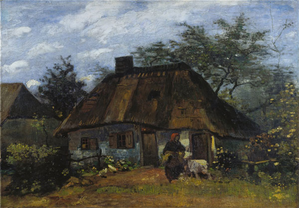 ゴッホ・「Farmhouse-in-Nuenent」