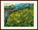 ゴッホ・「Enclosed wheat field with rising sun」