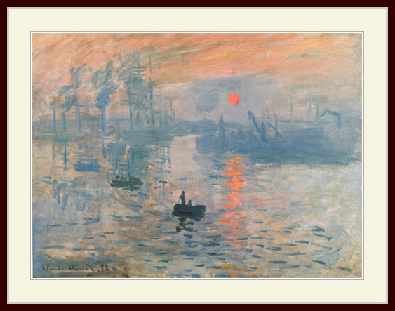 【少し大きいサイズ】モネ・「印象・日の出」