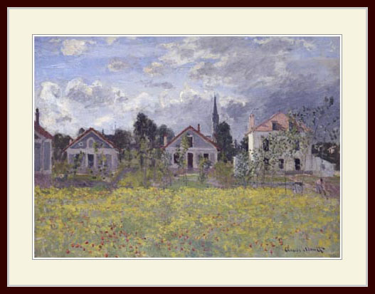 樂天商城 - モネ・「Houses at Argenteuil」