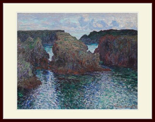 乐天商城 - モネ・「Rocks at Port-Goulphar」