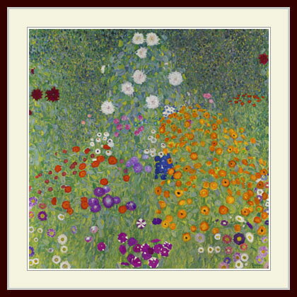 クリムト・「農家の庭」