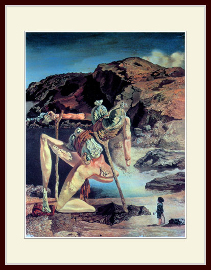 【小さいサイズ】ダリ・「セックス・アピールの亡霊」