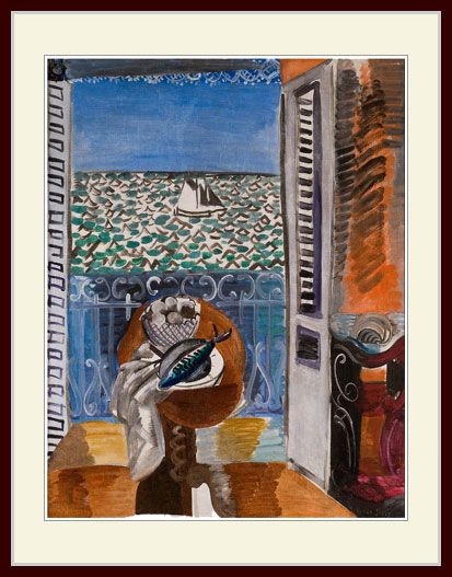 デュフィ・「View Through A Window, Nice_S」