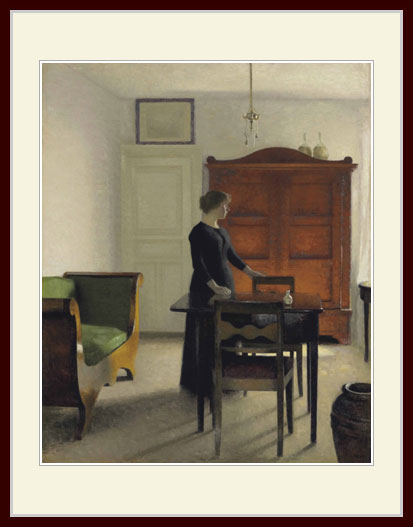 ヴィルヘルム ハンマースホイ（ハマスホイ）・「Vilhelm Hammershoi」