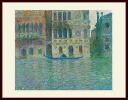 モネ・「Venice, Palazzo Dario」
