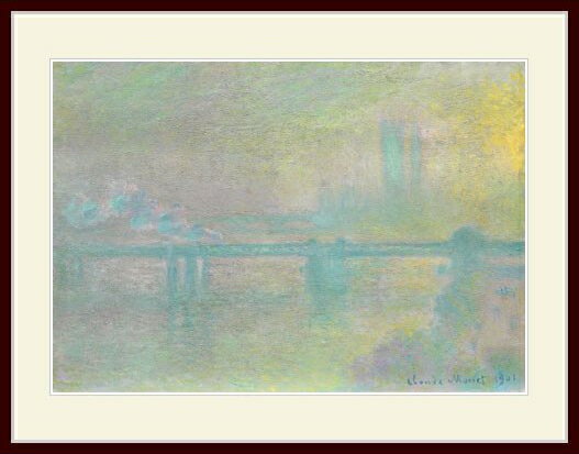モネ・「Charing Cross Bridge, London」