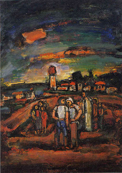 プリキャンバス複製画・ギャラリーラップ仕上げ（6号サイズ)