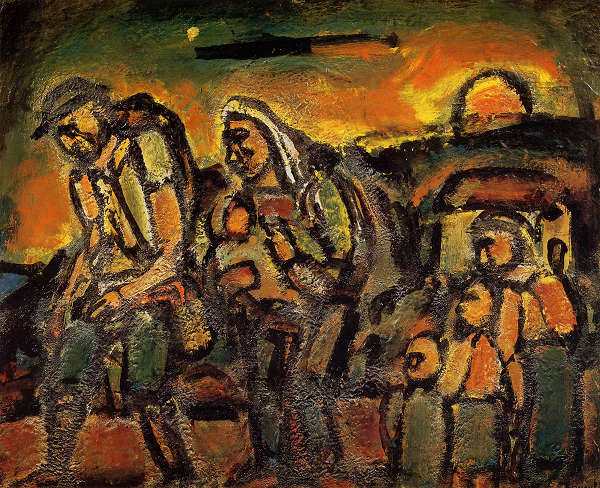 プリキャンバス複製画・ギャラリーラップ仕上げ（6号サイズ)