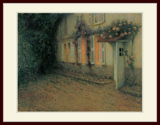 シダネル・「Roses and Wisterias on the House」