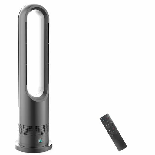 セラミックヒーター【温風冷風兼用・羽根なし】暖房器具省エネ節電タワーファン温風冷風3段階温風/8段階送風100°左右首振り9Hタイマー電気ヒーター強風&微風&静音モード大風量熱中症対…