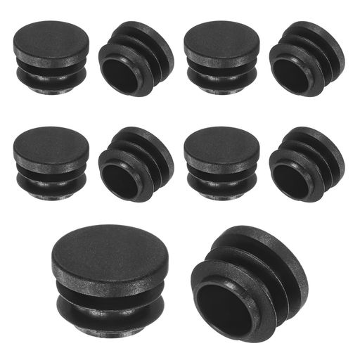 MMETERXITY10個入り丸いプラスチック製ホールプラグ0.75”(19mm)プラスチック製チューブエンドキャップ..