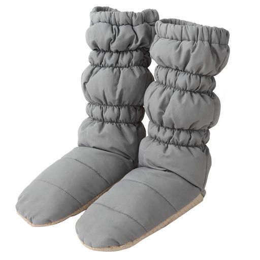 [mianshe]ロング丈ルームブーツ防寒レッグウォーマールームソックス部屋履き冷え取り靴下洗えるあった..