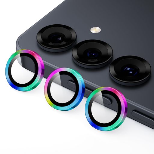 PodickレンズカバーSamsungGalaxyS25用カメラフィルム9H強化ガラスアルミ合金キズ防止耐衝撃ギャラクシーS25カメラ保護高透過率黒縁取り露出オーバー防止飛散防止気泡ゼロ極薄カメラカバープ…