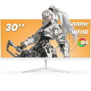 CRUAゲーミングモニター30インチ200HzWFHDPCモニターIPSパネル21:9ウルトラワイド平面ディスプレイ(2)