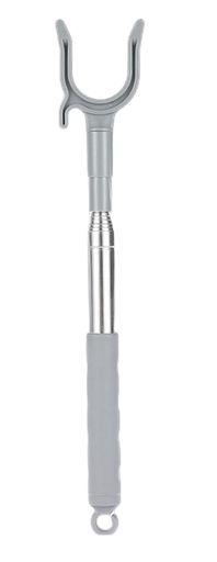 竿上げ棒竿上げ竿あげ物干し竿ものほし竿調節可能なクローゼットエクステンダポール伸縮式コートハンガースーツハンガー洗濯竿上げ延長クローゼットフックポール上の棚/天...